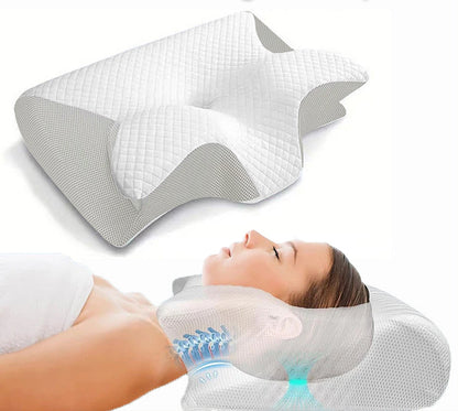 Orthopedic Memory Foam Pillow: Neck Protection & Sleep Aid